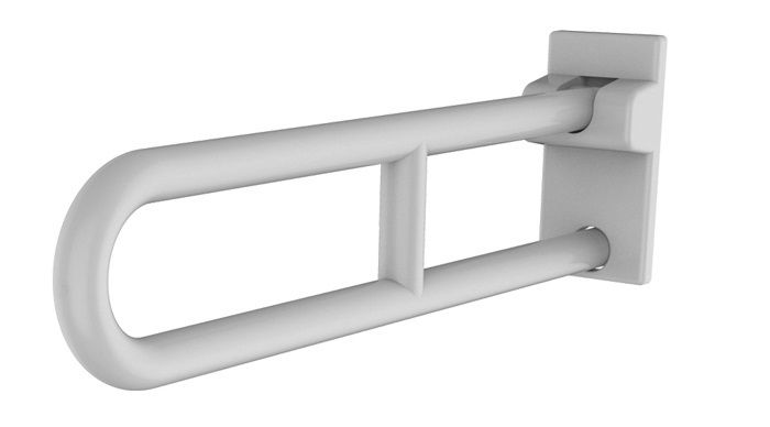 Barre d’appui et de maintien Presto relevable pour WC