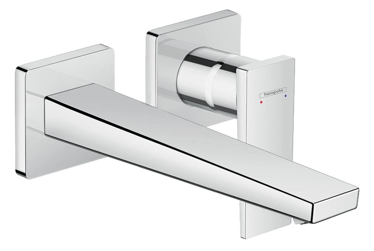 Mitigeur de lavabo encastré Hansgrohe Metropol 225 mm en laiton chromé