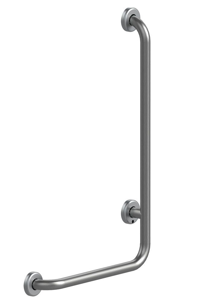 Barre d&#39;appui coudée à 90°, modèle gauche Presto pour douche