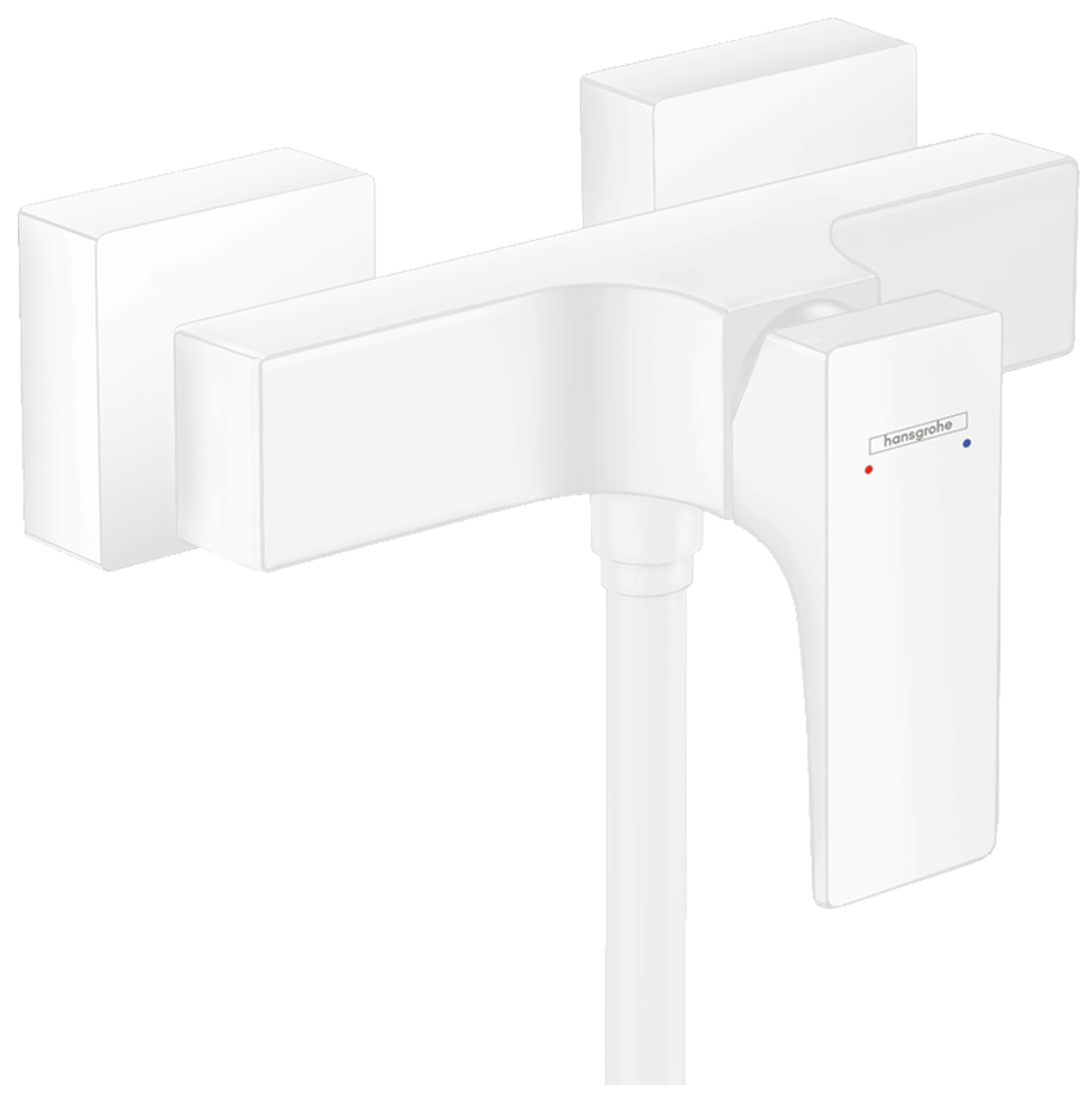 Mitigeur de douche Hansgrohe Metropol en blanc mat