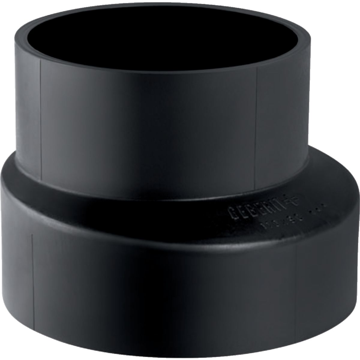 Réduction excentrique Geberit PEHD, courte : d=63mm, d1=56mm