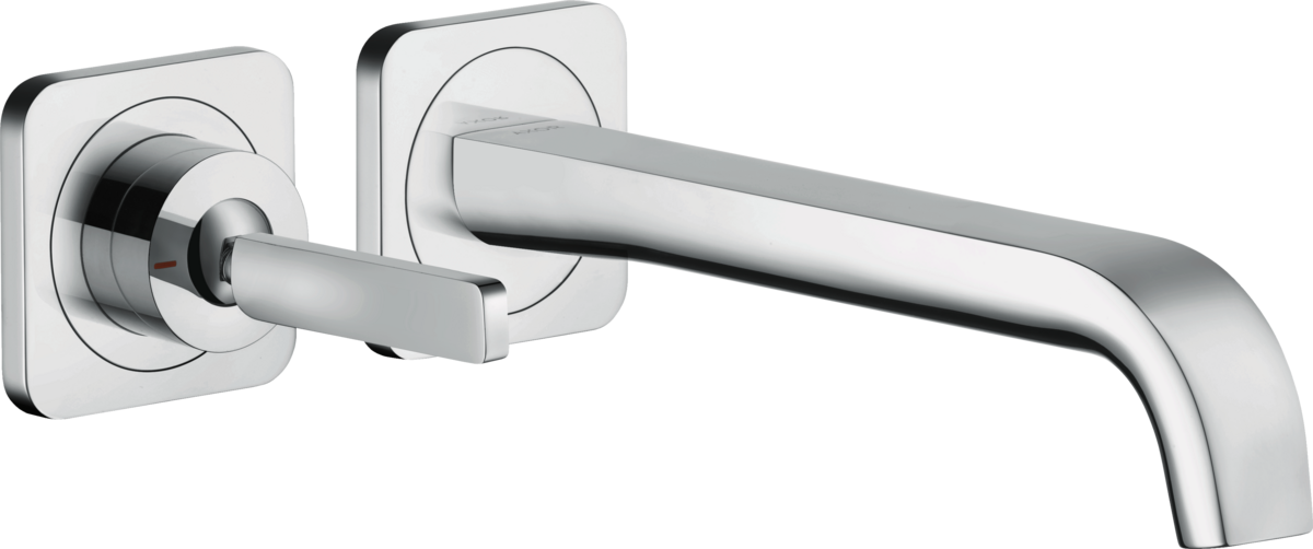 Mitigeur de lavabo encastré AXOR Citterio E 221 mm en laiton chromé