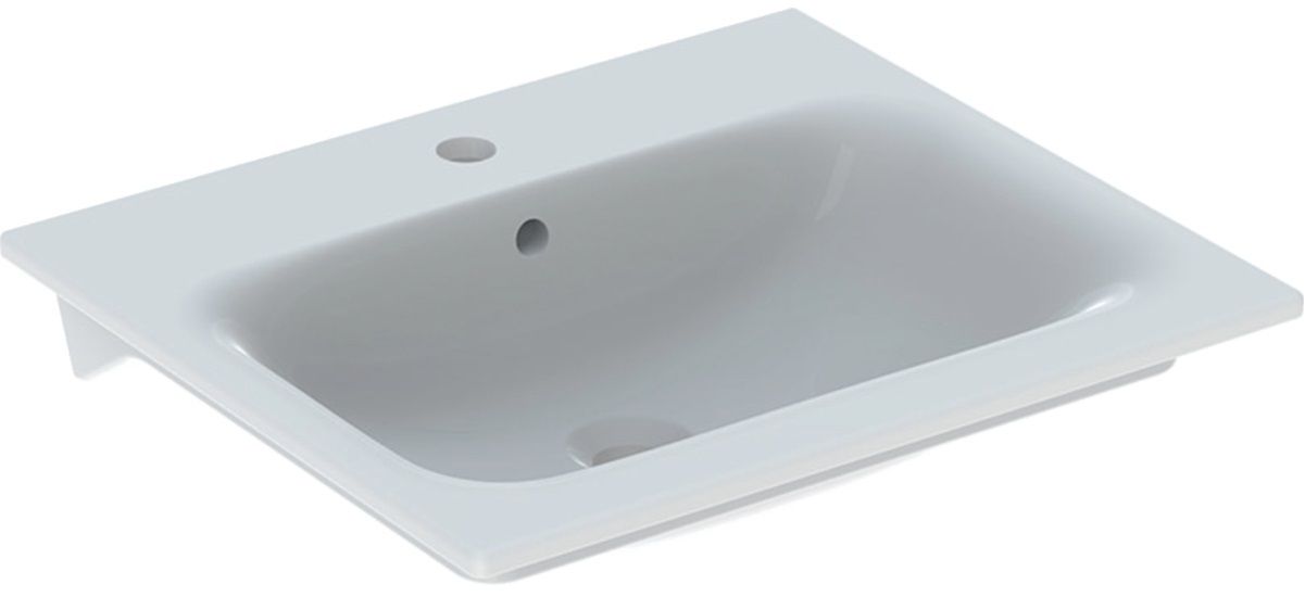 Lavabo pour meuble Geberit Selnova Square 55 cm