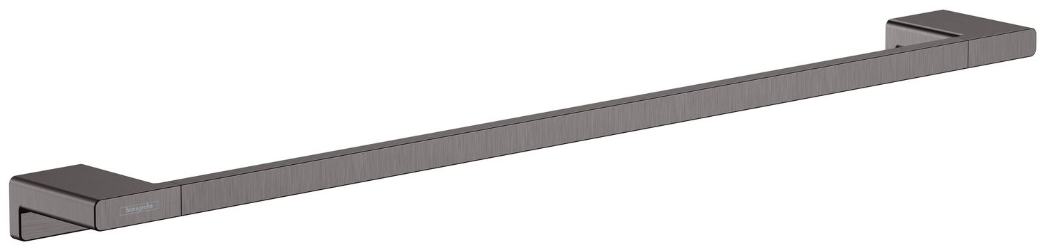 Porte-serviettes Hansgrohe AddStoris en noir chromé brossé