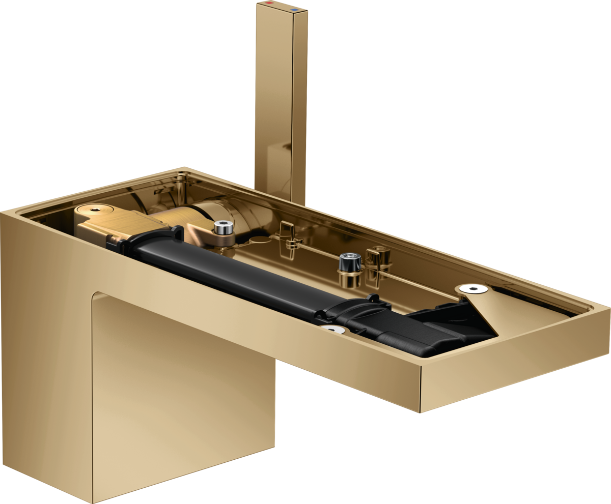 Mitigeur de lavabo AXOR MyEdition 70 sans plaque avec bonde push-open en bronze poli