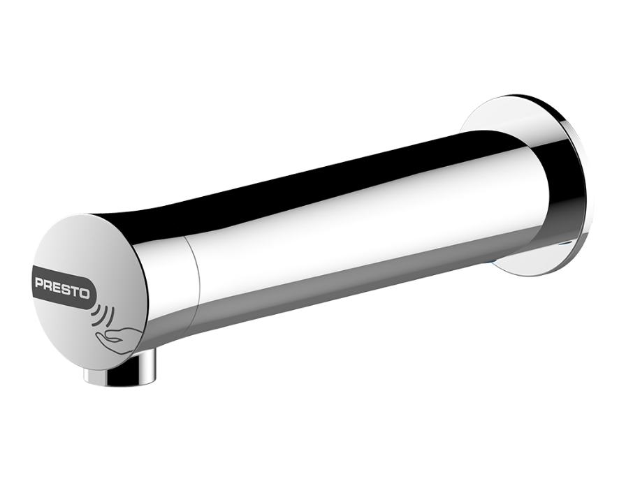 Robinet de lavabo électronique mural Presto NEO Sensor sur secteur
