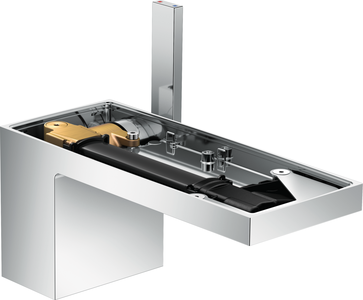 Mitigeur de lavabo AXOR MyEdition 70 sans plaque avec bonde push-open en chromé poli