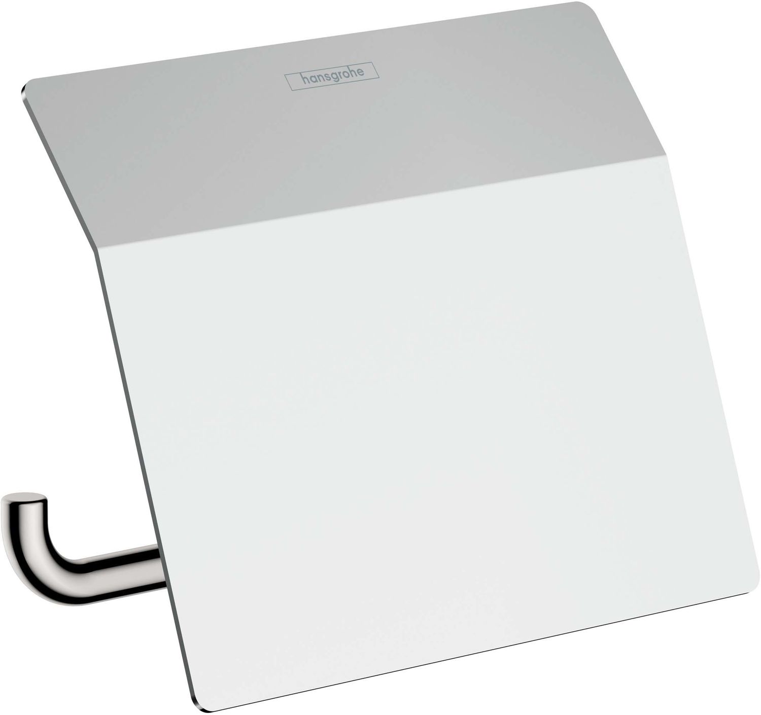 Porte-papier WC avec couvercle Hansgrohe AddStoris