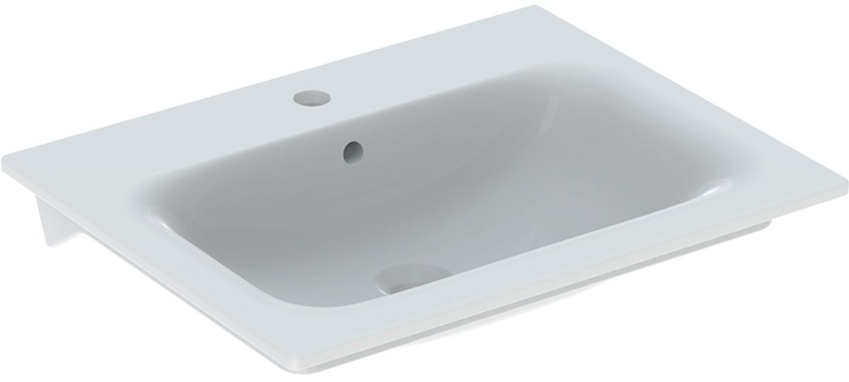 Lavabo pour meuble Geberit Selnova Square 60 cm