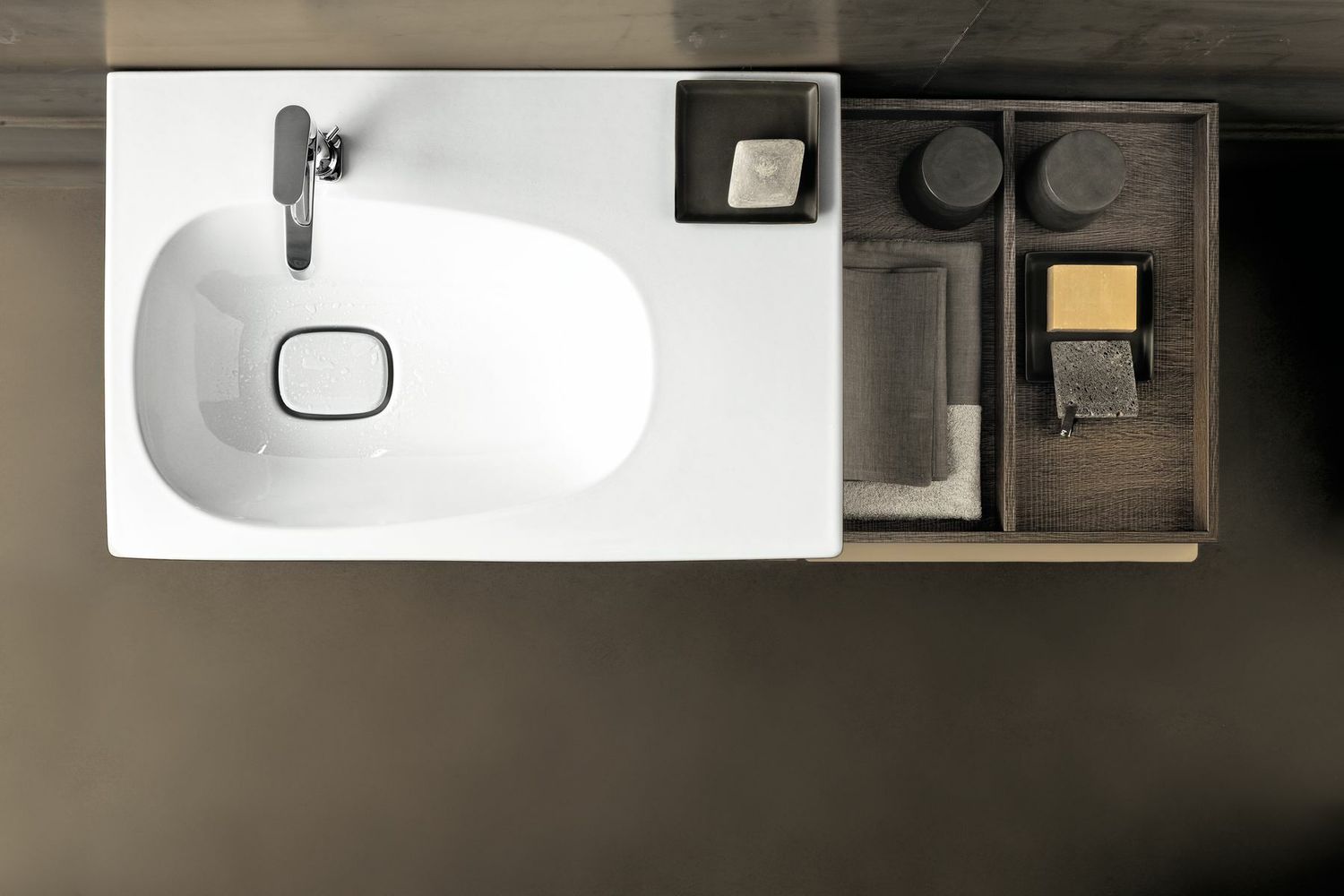 Plan-vasque Geberit Citterio 75 cm
