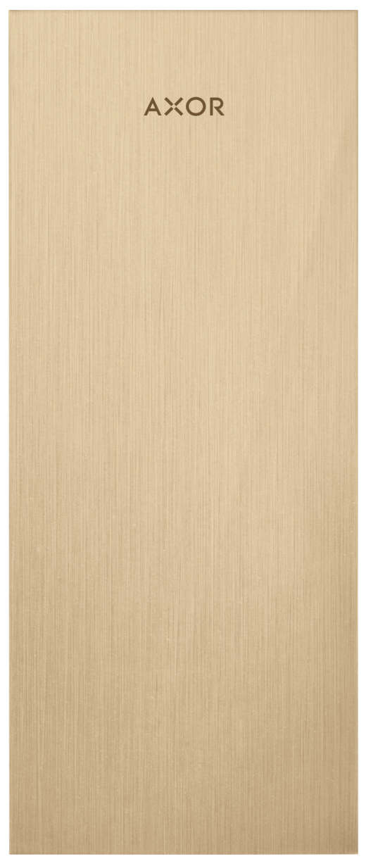 Plaque de finition 245 AXOR MyEdition en bronze brossé