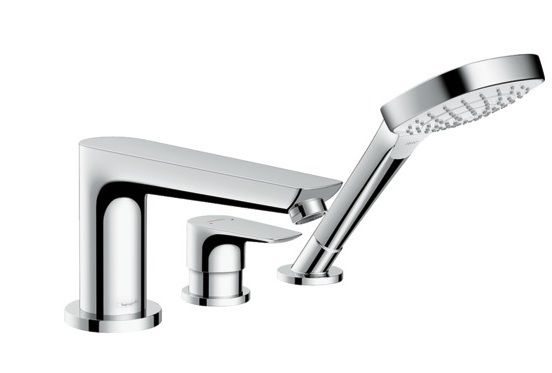 Mitigeur 3 trous pour montage sur bord de baignoire Hansgrohe Talis E