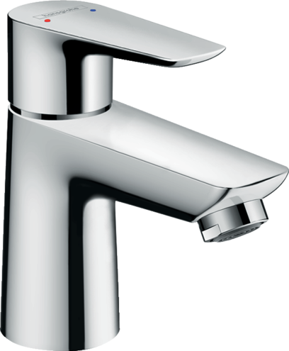 Mitigeur de lavabo Hansgrohe Talis E 80 en laiton chromé avec tirette et vidage