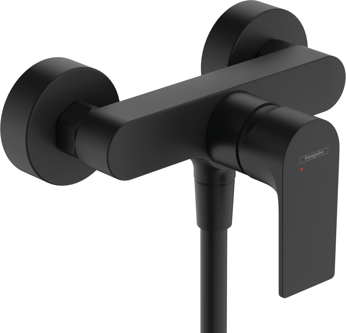 Mitigeur de douche Hansgrohe Rebris E en noir mat