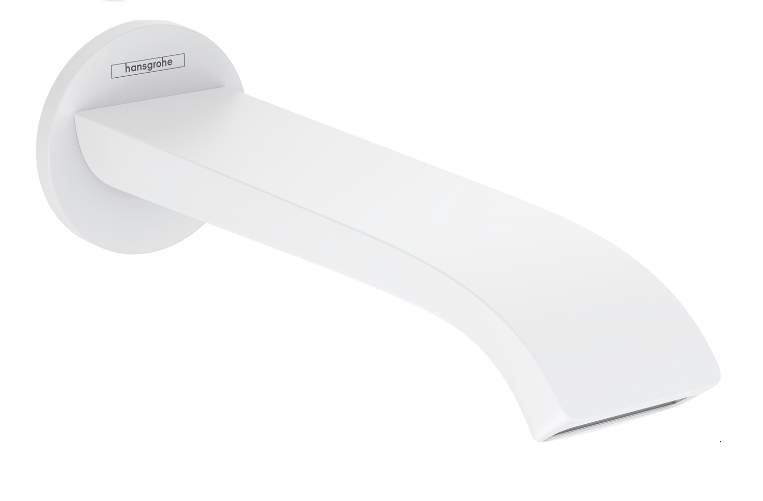 Bec déverseur Hansgrohe Vivenis en blanc mat