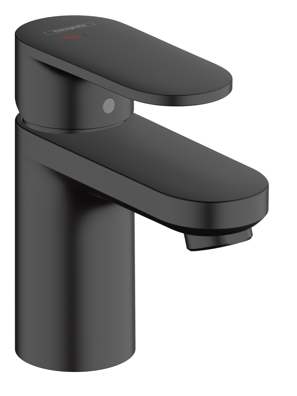 Mitigeur de lavabo Hansgrohe Vernis Blend 70 CoolStart avec tirette et vidage en noir mat