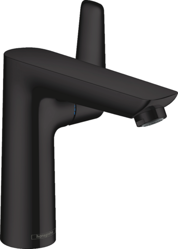 Mitigeur de lavabo Hansgrohe Talis E 150 avec tirette et vidage en noir mat