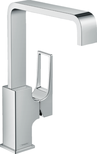 Mitigeur de lavabo Hansgrohe Metropol 230 avec poignée étrier et bonde push-open