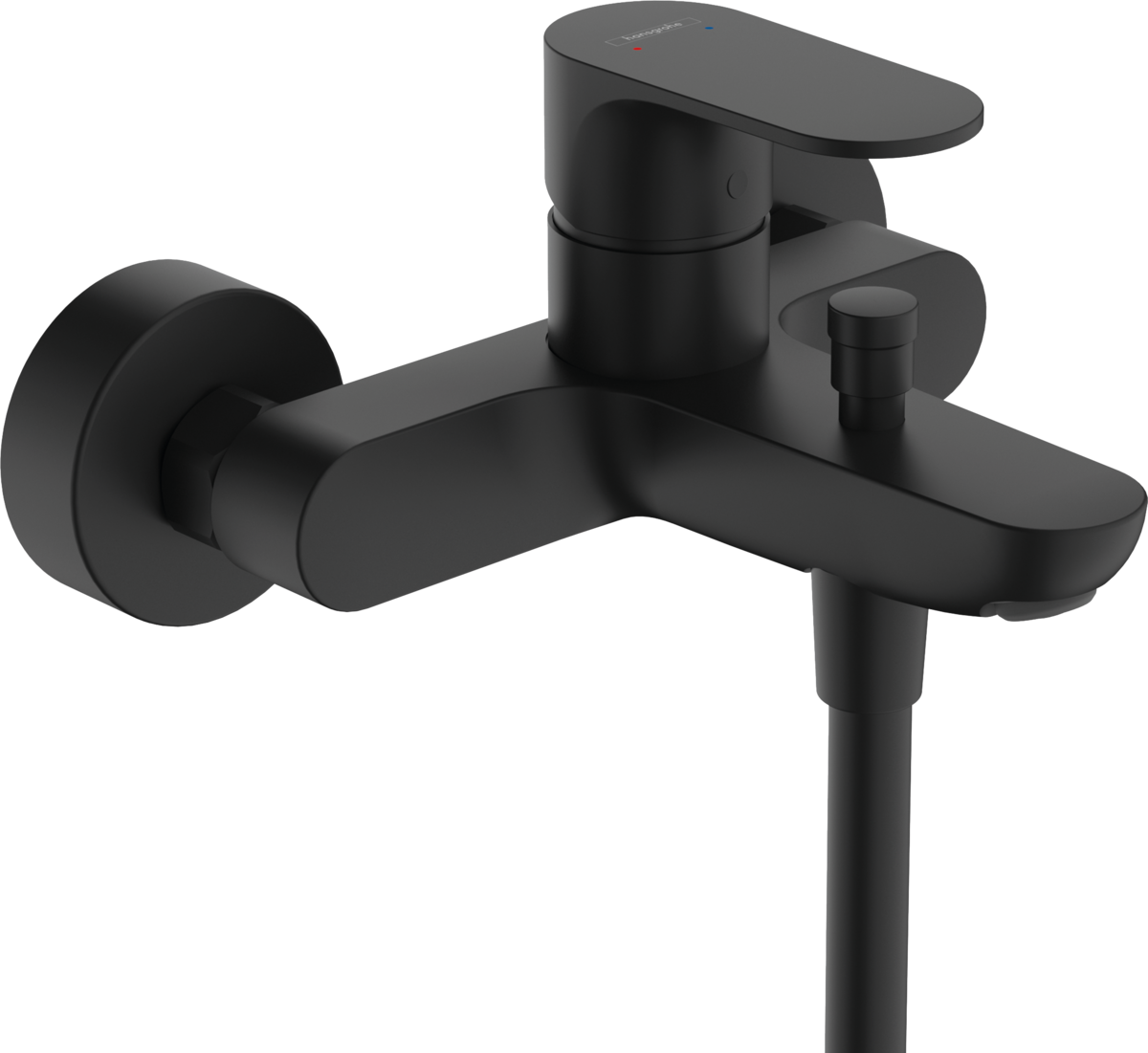 Mitigeur de bain / douche Hansgrohe Rebris S en noir mat