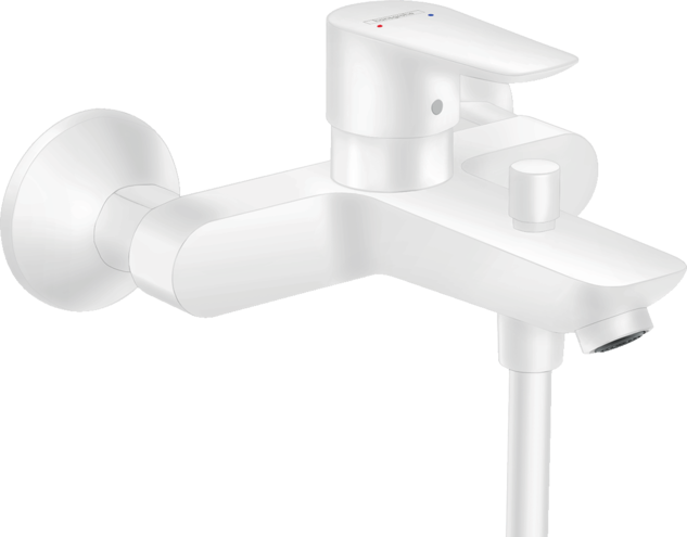 Mitigeur de bain / douche Hansgrohe Talis E en blanc mat