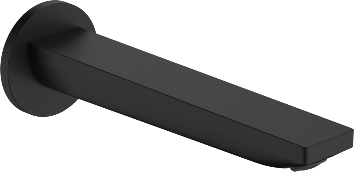 Bec déverseur Hansgrohe Rebris E en noir mat