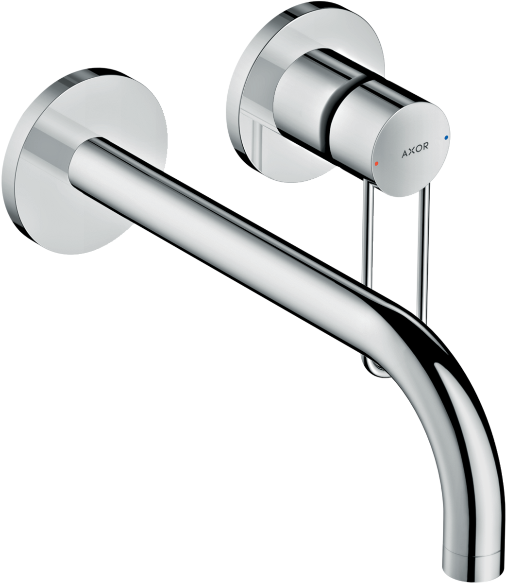 Mitigeur de lavabo encastré AXOR Uno 225 mm en laiton chromé