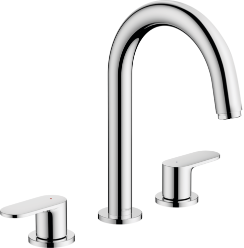 Mélangeur de lavabo 3 trous Hansgrohe Vernis Blend 150 avec tirette et vidage