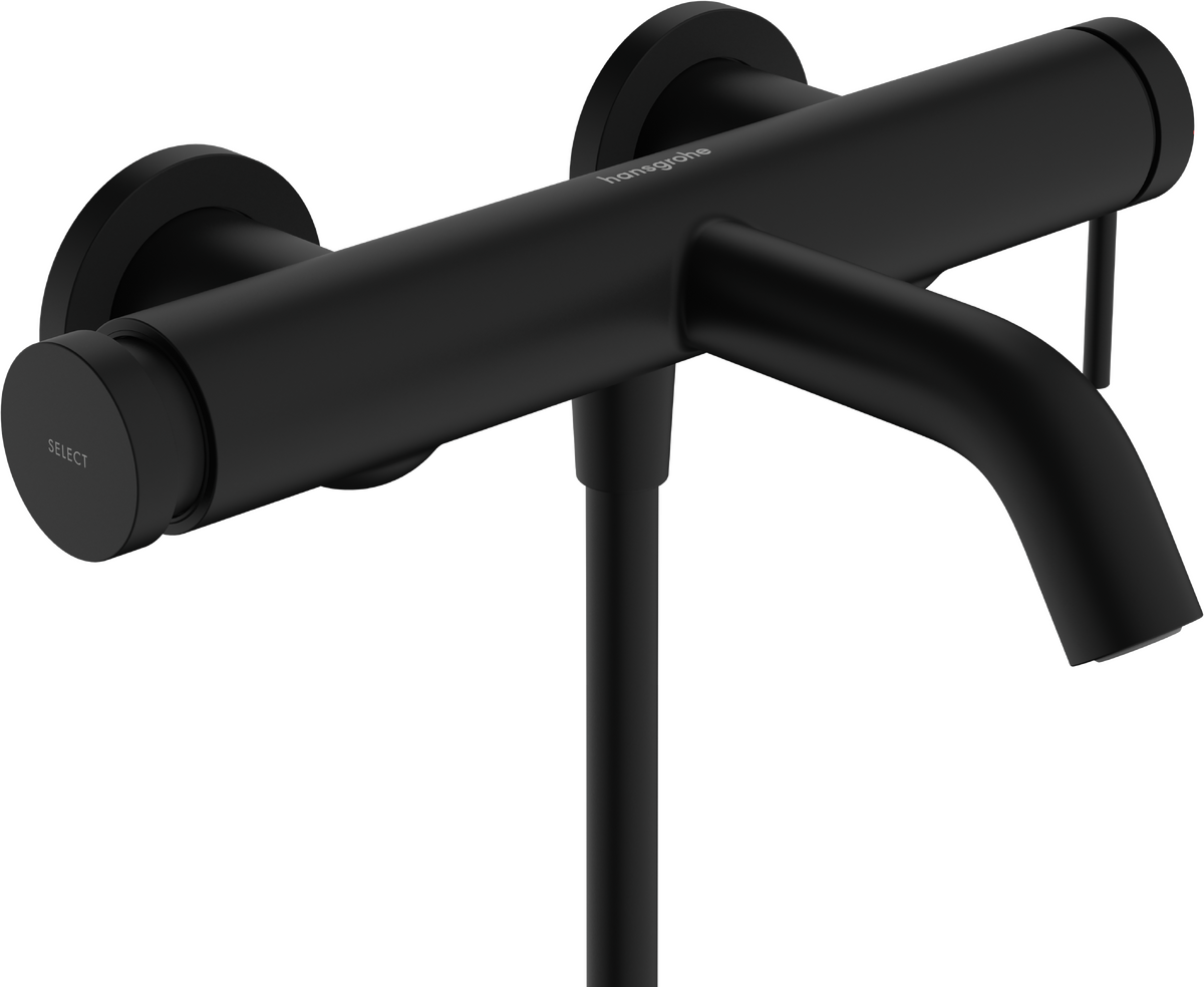 Mitigeur de bain / douche Hansgrohe Tecturis S en noir mat