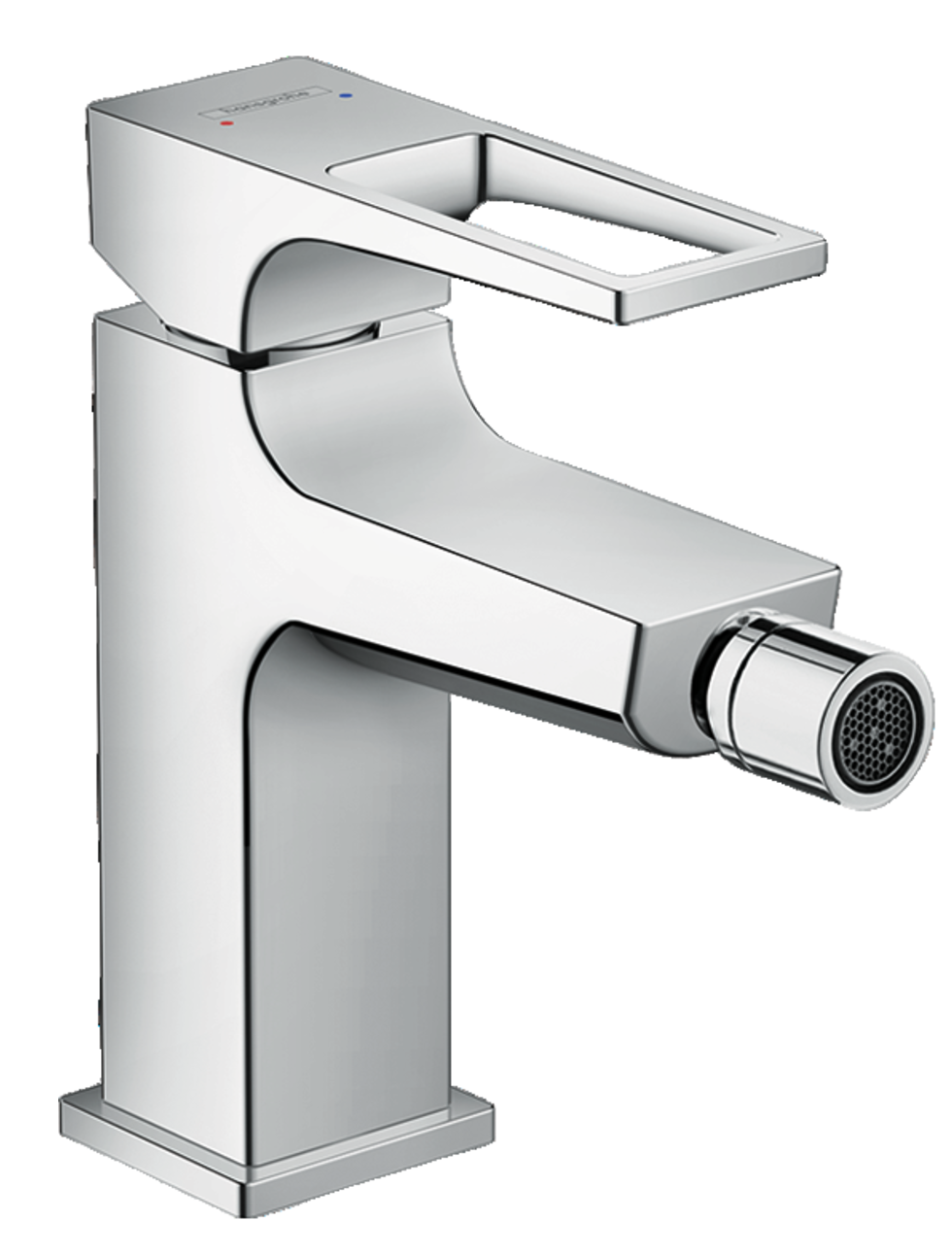 Mitigeur de bidet Hansgrohe Metropol avec poignée étrier et bonde push-open