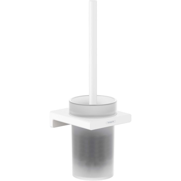 Porte-balais mural Hansgrohe AddStoris en blanc mat