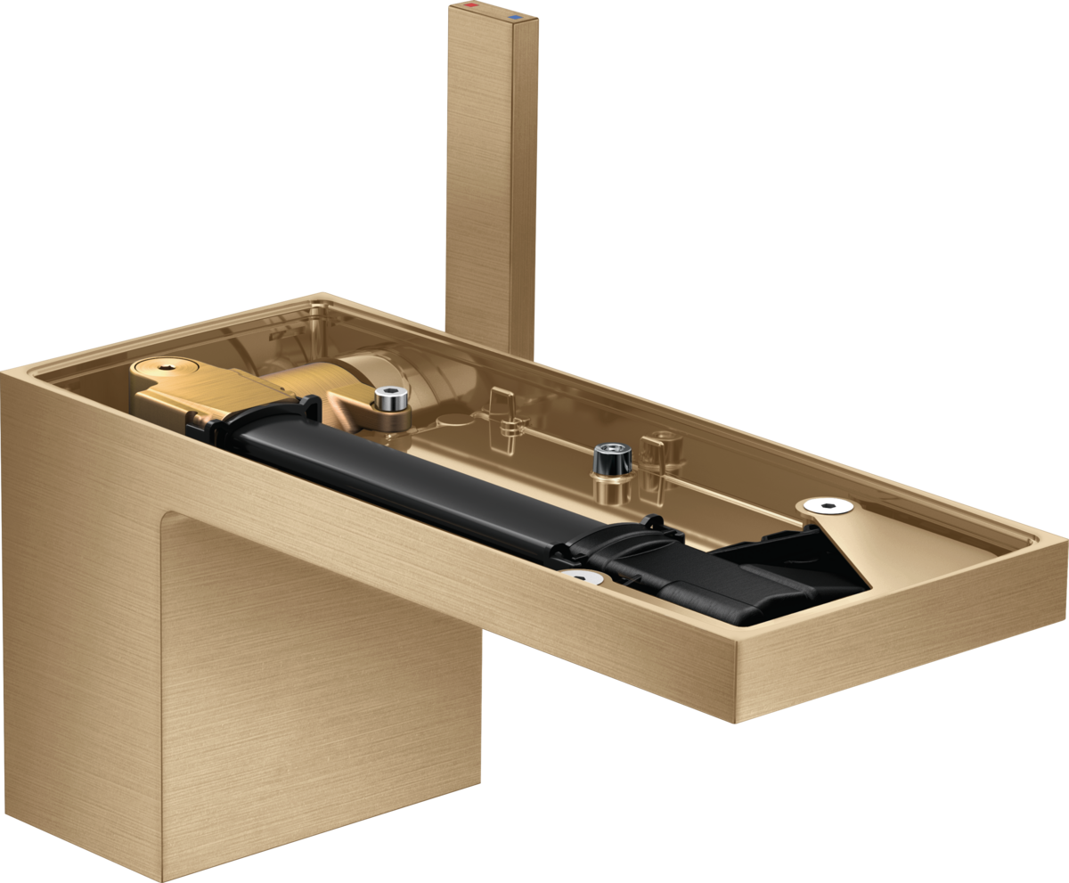 Mitigeur de lavabo AXOR MyEdition 70 sans plaque avec bonde push-open en bronze brossé