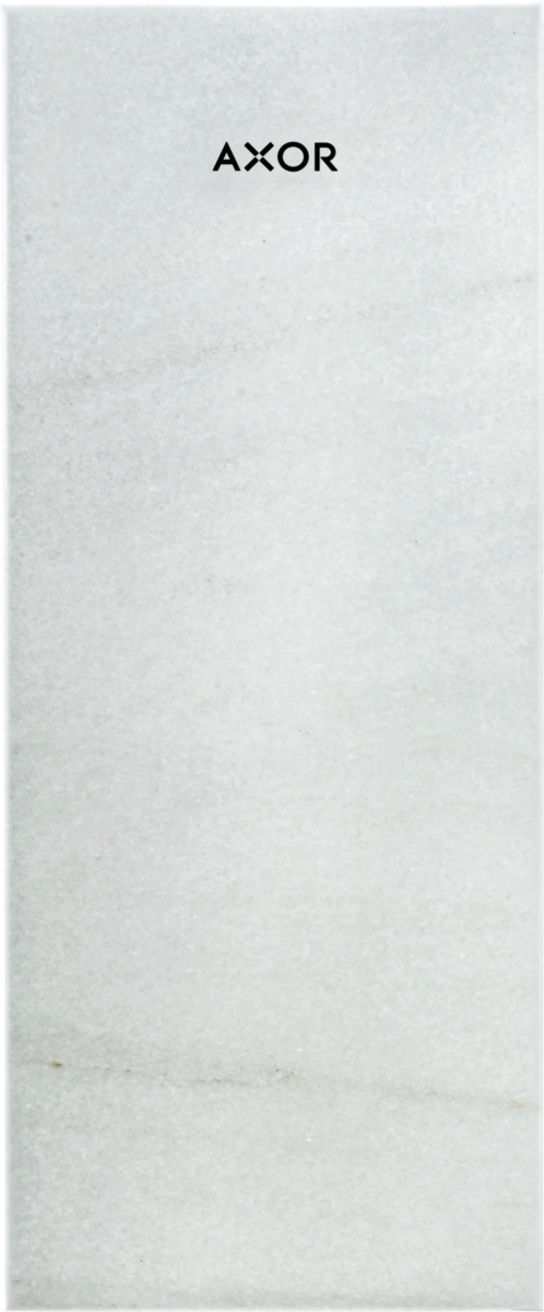 Plaque de finition 245 AXOR MyEdition en marbre blanc