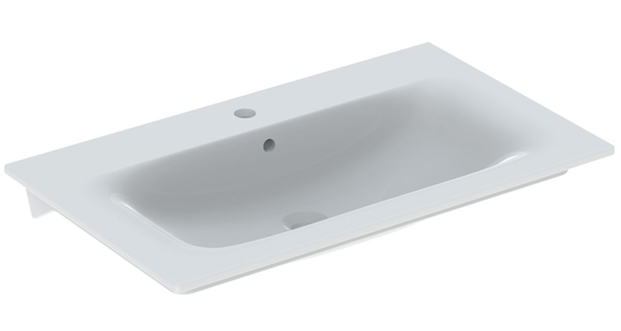 Lavabo pour meuble Geberit Selnova Square 80 cm