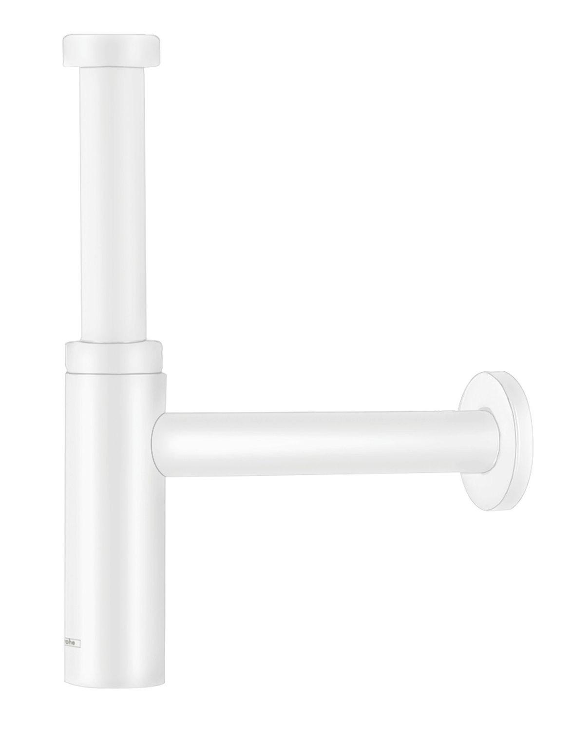 Siphon design Hansgrohe Flowstar S pour lavabo en blanc mat