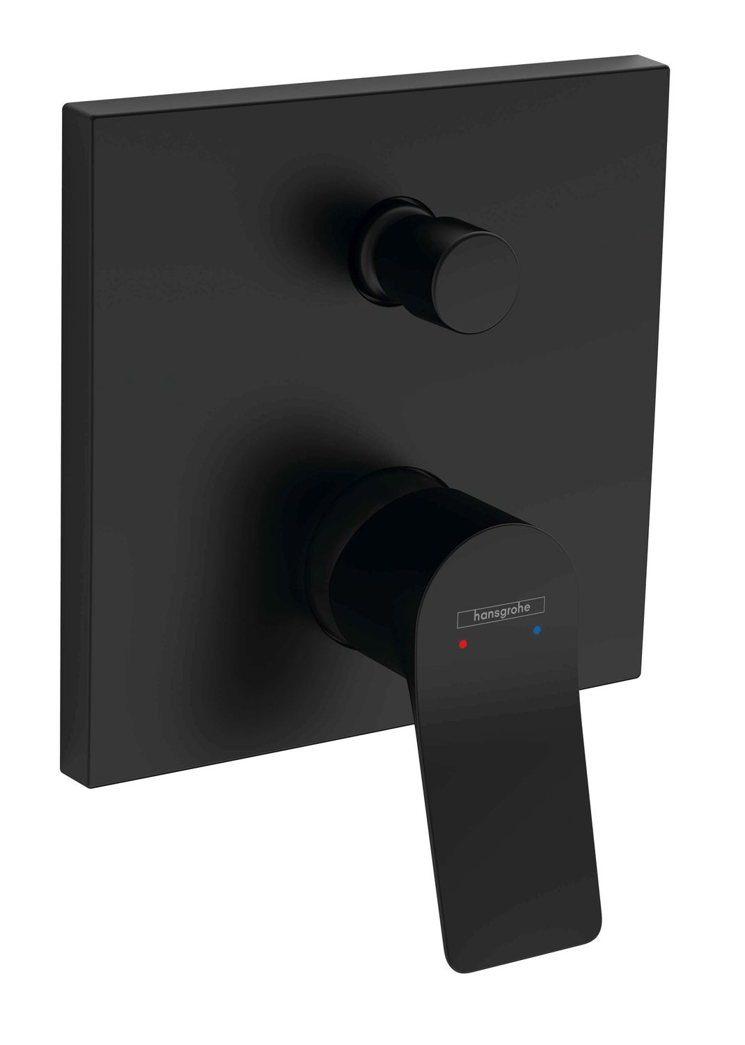 Set de finition pour mitigeur bain / douche encastré Hansgrohe Vivenis en noir mat
