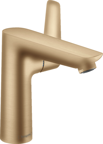 Mitigeur de lavabo Hansgrohe Talis E 150 avec tirette et vidage en bronze brossé