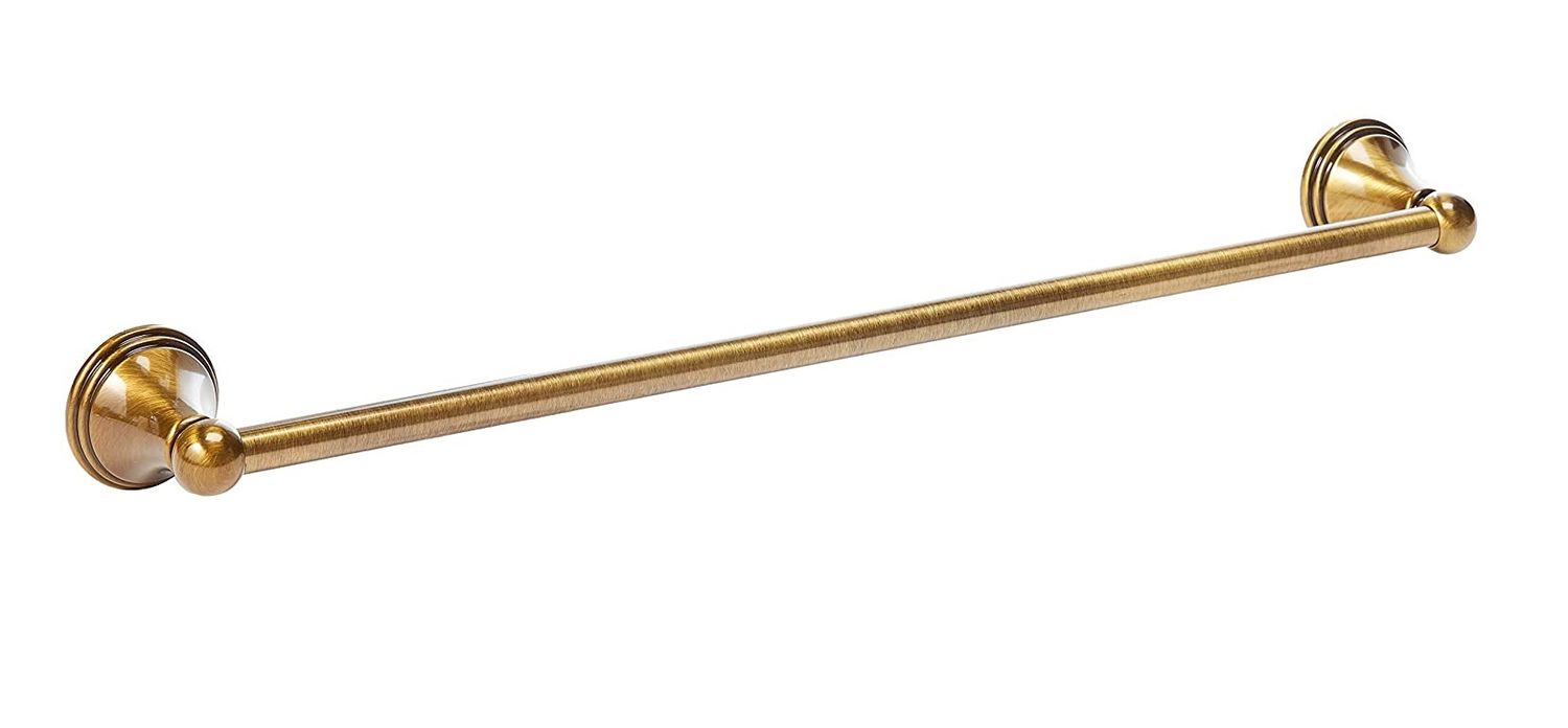 Porte-serviette 60 cm Romance en finition bronze
