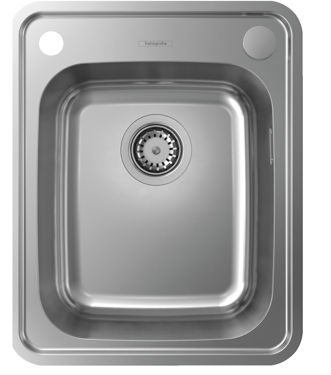 Évier de cuisine Hansgrohe encastré simple bac 34 x 40 cm