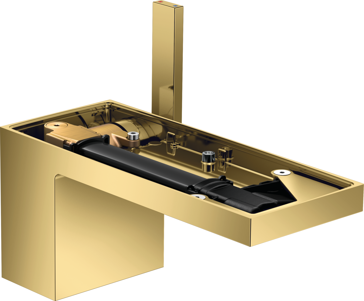 Mitigeur de lavabo AXOR MyEdition 70 sans plaque avec bonde push-open Aspect doré poli