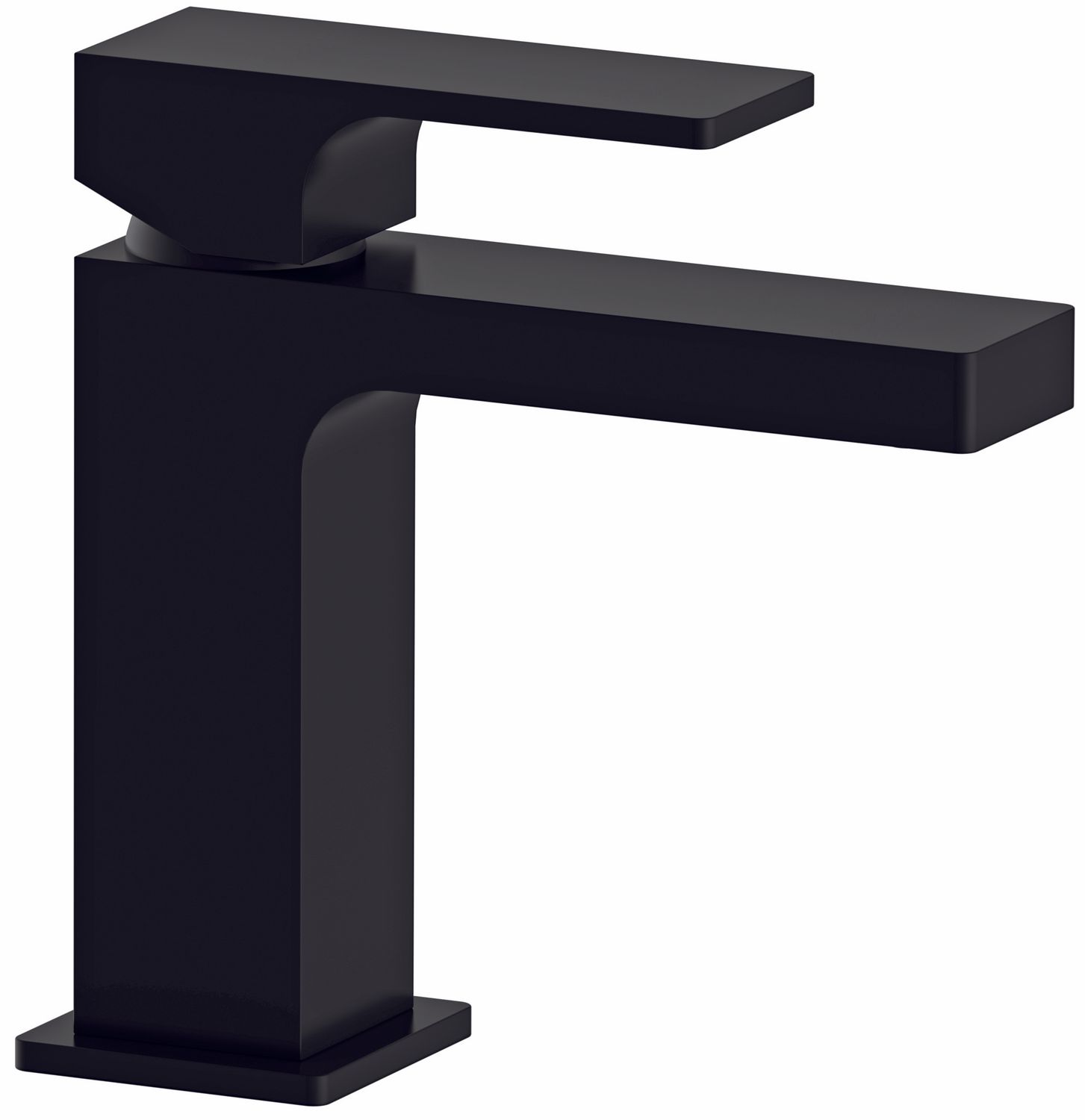 Mitigeur de lavabo Remer Absolute avec tirette et vidage en laiton noir mat