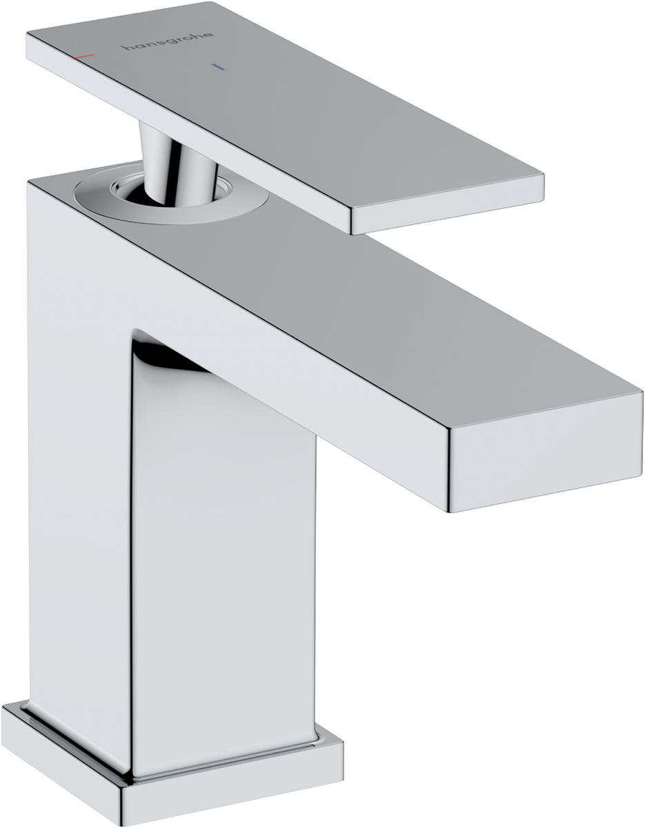 Mitigeur de lavabo Hansgrohe Tecturis E 80 CoolStart avec tirette et vidage