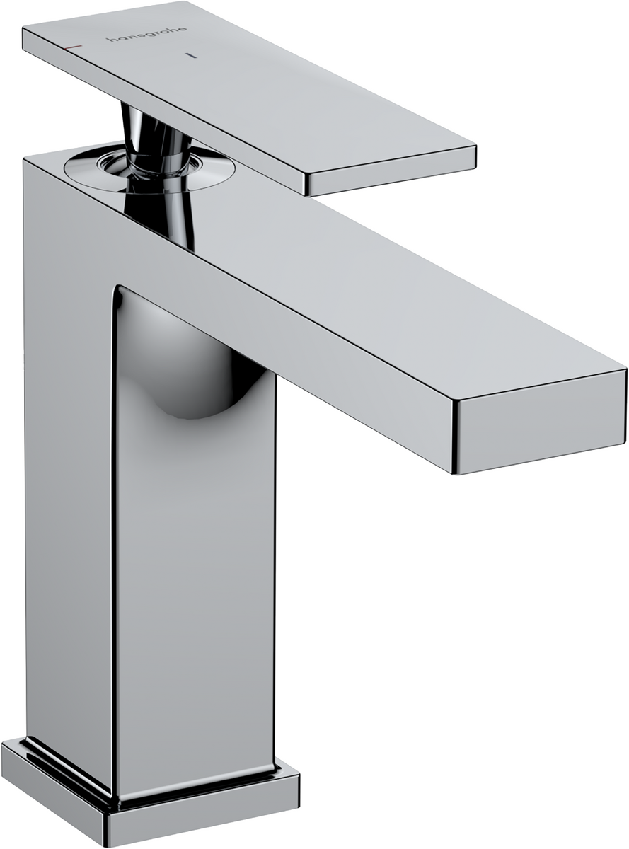 Mitigeur de lavabo Hangrohe Tecturis E 110 CoolStart avec bonde Push-Open