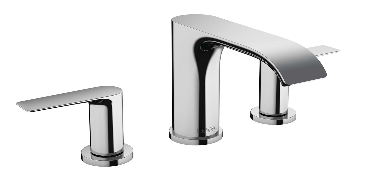 Mélangeur de lavabo 3 trous Hansgrohe Vivenis 90 avec tirette et vidage