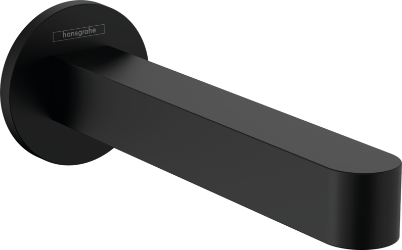 Bec déverseur Hansgrohe Finoris en noir mat