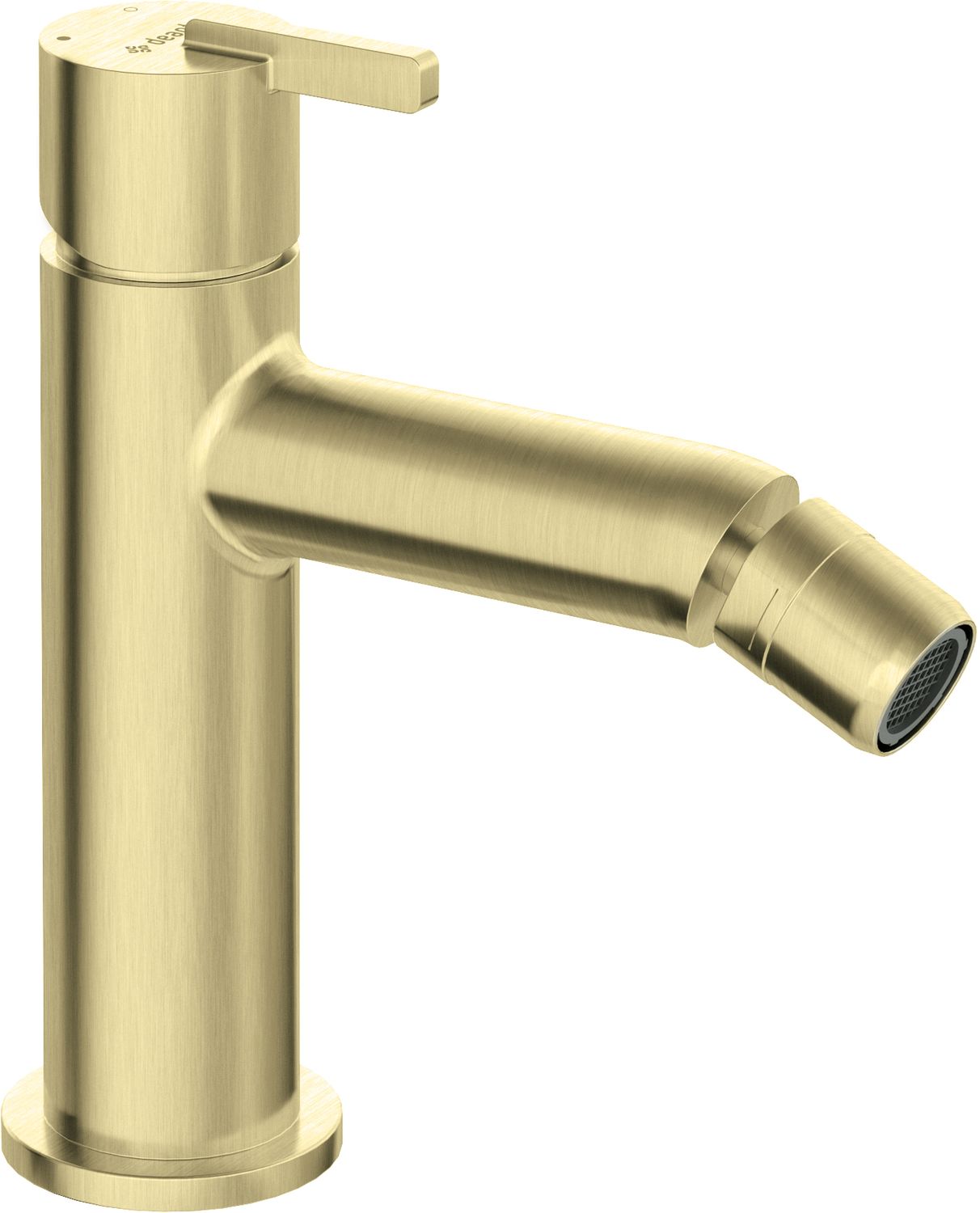 Mitigeur de bidet Deante Silia sans bonde en or brossé