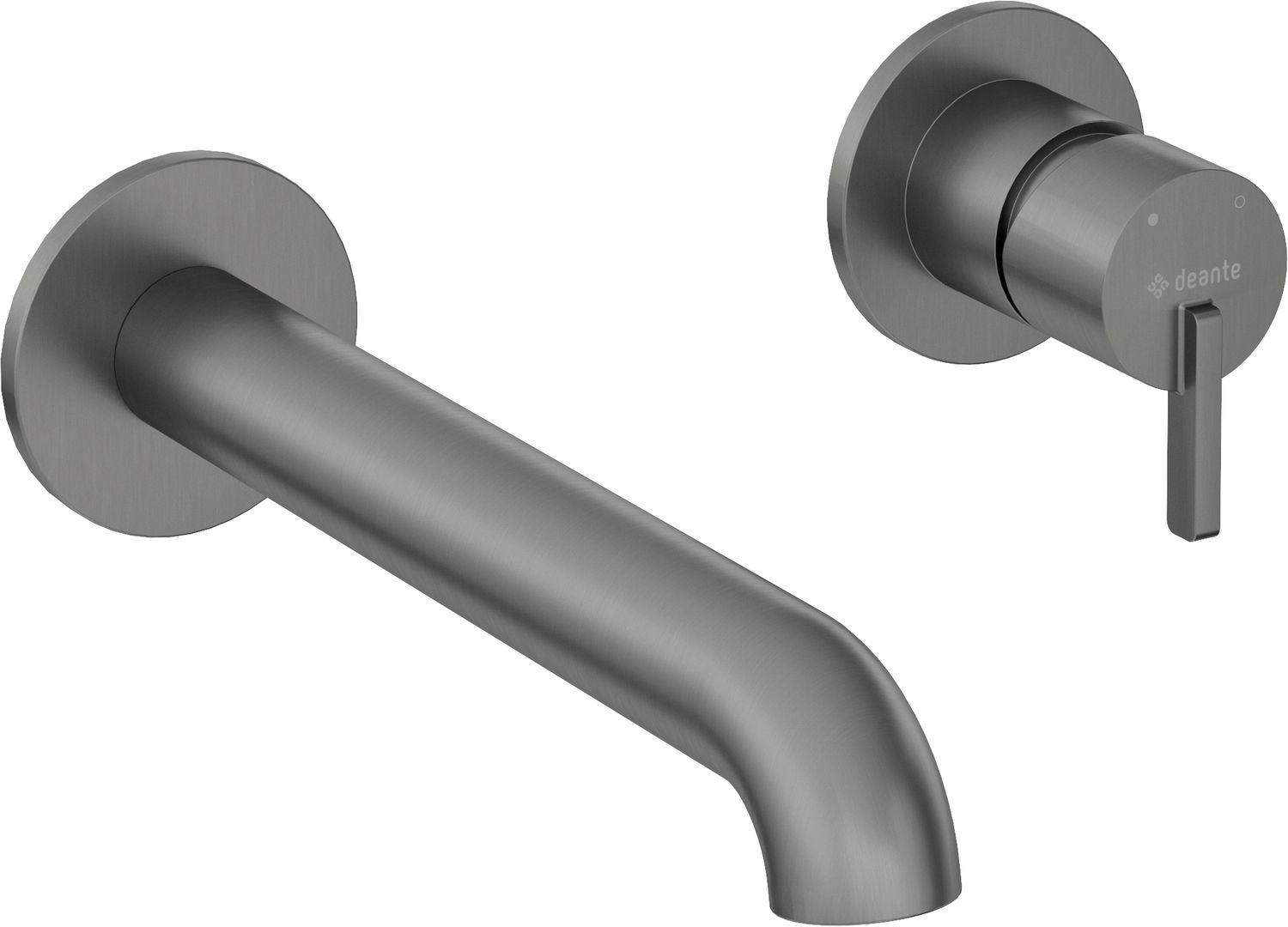 Mitigeur de lavabo encastré Deante Silia 223 mm sans bonde en titane