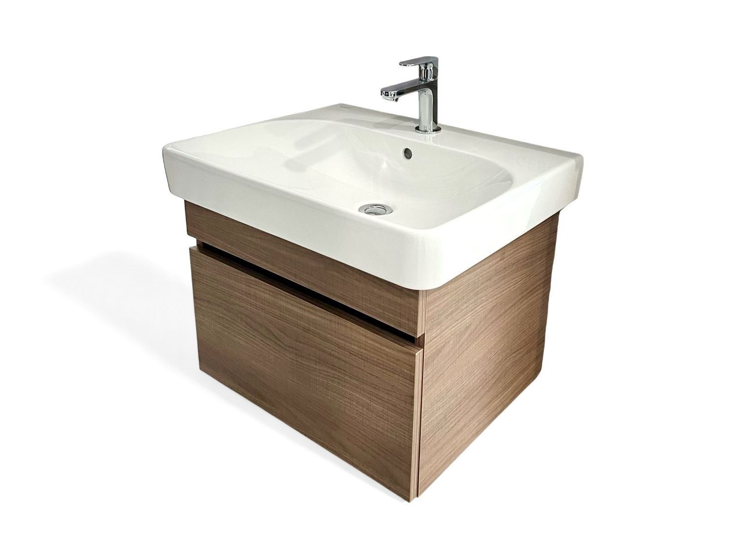 Meuble de salle de bains à un tiroir pour lavabo Geberit Smyle 60 cm