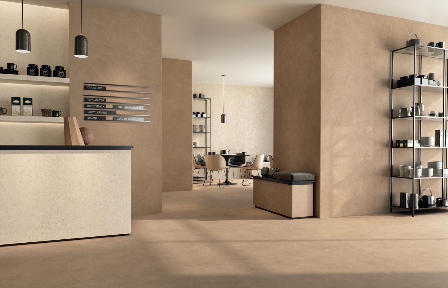 Grès cérame Boost Natural Coral mat 120 x 278 cm - Atlas Concorde