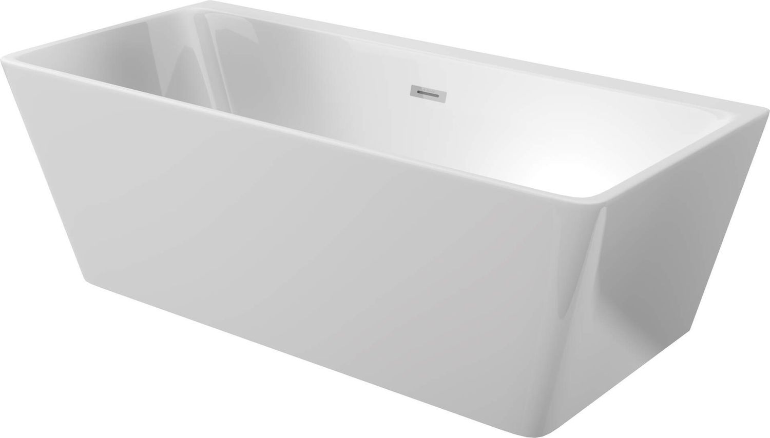 Baignoire rectangulaire en acrylique Deante Hiacynt - 170 x 80 cm