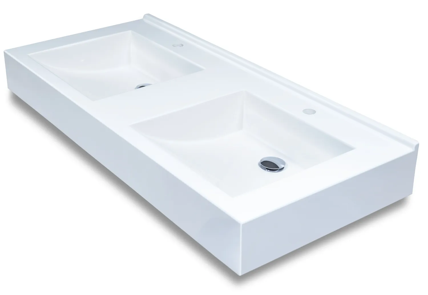 Plan-vasque double Surf 120 cm